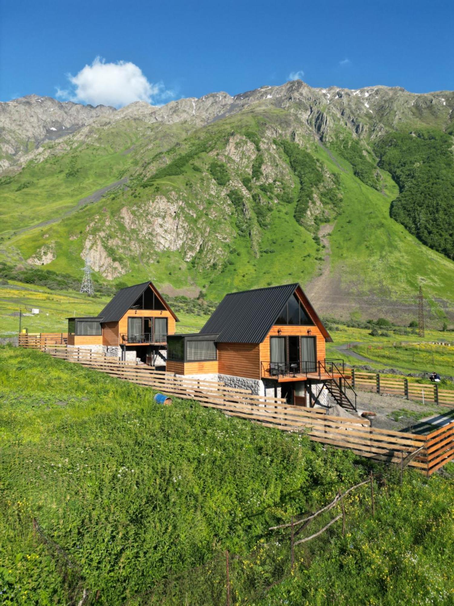 Traveler'S Cottages In Kazbegi 外观 照片